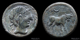 Hispania, Castulo (180-150BC) AE Semis