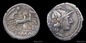 Roman Republic. Atilius Saranus 155BC, AR Denarius