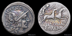 Roman Republic. C. Maianius 153BC, AR Denarius