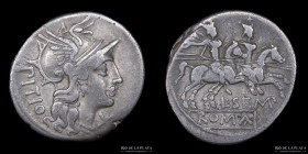 Roman Republic. L. Sempronius Pitio 148BC, AR Denarius