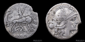 Roman Republic. S. Pompeius Fostlus 137BC, AR Denarius