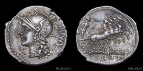 Roman Republic. M. Baebius Tampilus 137BC, AR Denarius