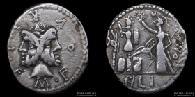 Roman Republic. M. Furius L. Philus 119BC, AR Denarius