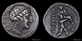 Roman Republic. M. Herennius 108-107BC, AR Denarius