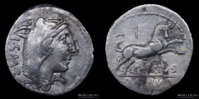 Roman Republic. L. Thorius Balbus 105BC, AR Denarius