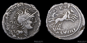 Roman Republic. M. Lucilius Rufus 101BC, AR Denarius