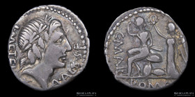 Roman Republic. C. Mall, A. Albinvs and L. Metel 96BC, AR Denarius
