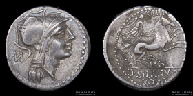 Roman Republic. Junius Silanus 91BC, AR Denarius