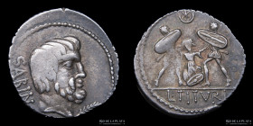 Roman Republic. L. Titurius Sabinus 89BC, AR Denarius