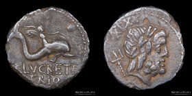 Roman Republic. L. Lucretius Trio 76BC, AR Denarius
