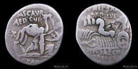 Roman Republic. M. Aemilius Scaurus 58BC, AR Denarius