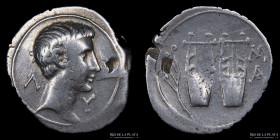 Augustus 27BC-14AD, Lycian League AR Drachm