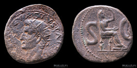 Divo Augustus under Tiberius 20-30AD, AE Dupondius. RIC 71
