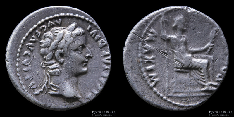Tiberius 14-37AD, AR Denarius. Lugdunum mint (Struck 15-18AD) 18.5mm; 3.76g; 6h....
