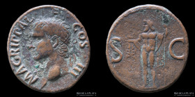 Agrippa under Gaius (Caligula) 37-41AD, AE As. RIC 58