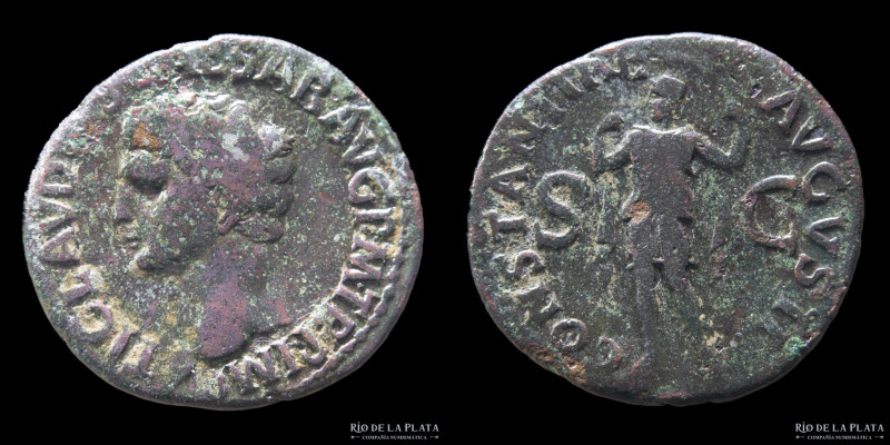 Claudius I 41-54AD, AE As. Rome mint (undatted 41-50AD) 28.2mm; 9.81g; 6h. A: TI...