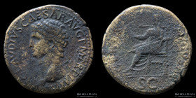 Claudius I 41-54AD, AE Dupondius. RIC 94