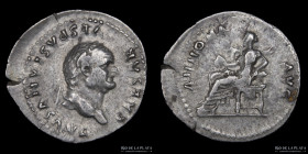 Vespasian 69-79AD, AR Denarius. Annona. RIC 964