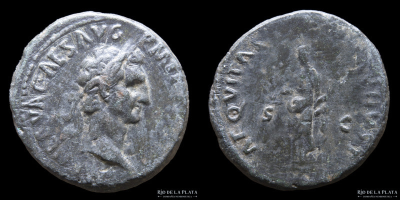 Nerva 96-98AD, AE As. Rome mint (Struck 97AD) 27.5mm; 12.62g; 6h. A: IMP NERVA C...