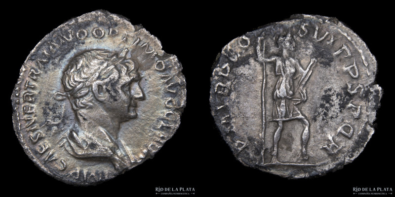 Trajan 98-117AD, AR Denarius, Rome mint (Struck 114-117AD) 19.2mm; 3.39g; 8h. A:...