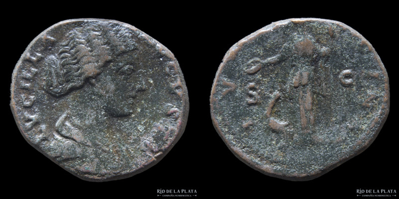 Lucilla 164-182AD (wife of Lucius Verus), AE As. Rome mint. 24.0mm; 10.44g; 12h....