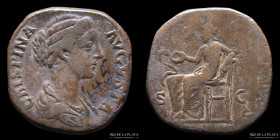 Crispina 177-182AD, AE Sestertius. RIC 672a