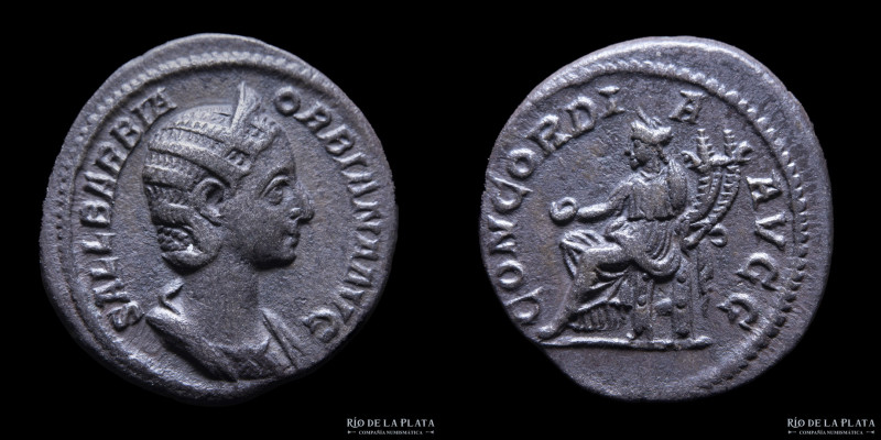 Orbiana 225-227AD (wife of Alexander Severus), AR Denarius. Rome mint. 19.5mm; 3...
