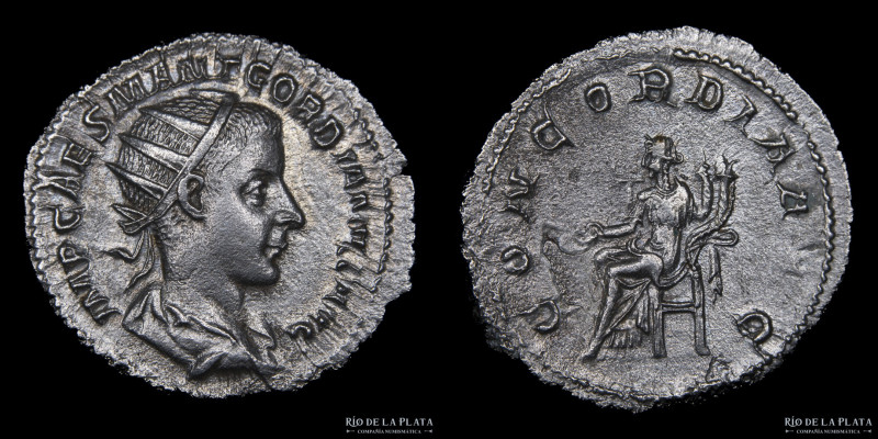 Gordian III 238-244AD, AR Denarius. Rome mint (Struck 240-244AD) 22.3mm; 3.70g; ...