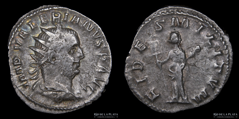 Valerian I 253-260AD, AR Antoninianus. Viminacium mint (Struck 253-254AD) 21.5mm...