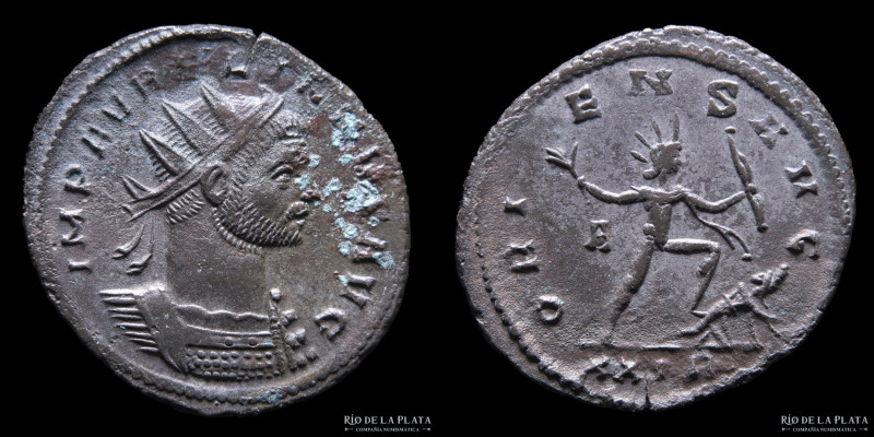 Aurelian 270-275AD. VE Antoninianus. Rome mint, 1º office. 22.5mm; 3.13g; 6h. A:...