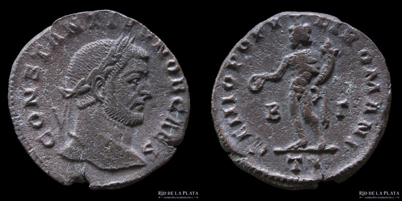 Constantius I Caesar 293-305AD. AE Follis. Ticinum mint (294-295AD) 23.6mm; 6.80...