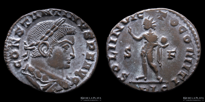 Constantine I 307-337AD. AE Follis. Lugdunum mint (313-314AD) 21.8mm; 3.63g; 6h....