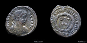 Crispus, Caesar 317-326AD, Unpublished hybrid Centenionalis