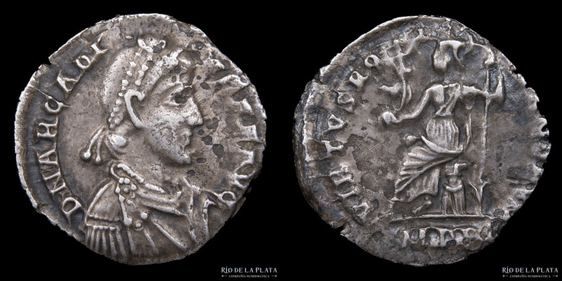 Arcadius 393-408AD. AR Siliqua, Milan mint (Struck 393-394AD) 21.0mm; 1.28g; 6h....