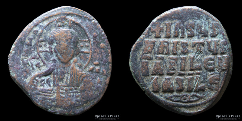 Byzantine. John I Zimisces 969-976AD. AE Follis anonymous, Class A1. Constantino...