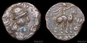 Kushan Empire. Vima Takto (55-105AD) AE Tetradrachm
