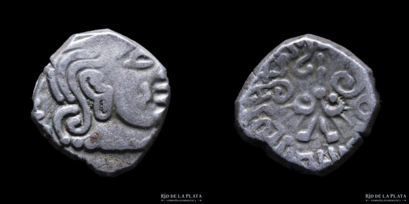 India. Gupta dynasty. 476-495AD AR Drachm. Malwa mint. 11.5mm; 2.14g; 9h. Mitchi...