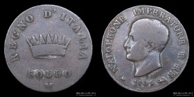 Kingdom of Napoleon I. 1 Soldo 1809M. KM3.2