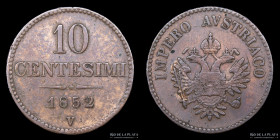 Lombardy-Venetia. 10 Centesimi 1852V. KM C32