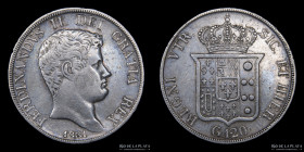 Naples. Two Sicilies. 120 Grana 1831. KM309