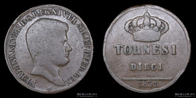 Naples. Two Sicilies. 10 Tornesi 1831. KM306