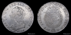 Savoy. Carlo Emanuele III. 1 Scudo 1756. KM48