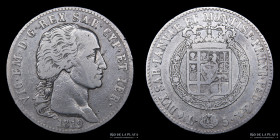 Savoy. Vittorio Emanuele I. 5 Lire 1819. KM113