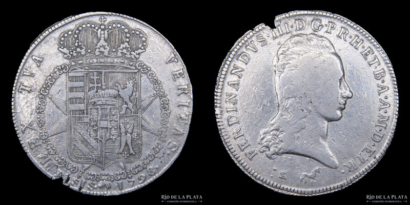 Italian States. Toscana (Grand Duchy) Ferdinando III di Lorena (1790-1801) 1 Fra...