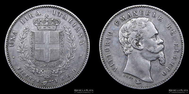 Italian States. Toscana (Provisional Government of Tuscany) Vittorio Emanuele II...