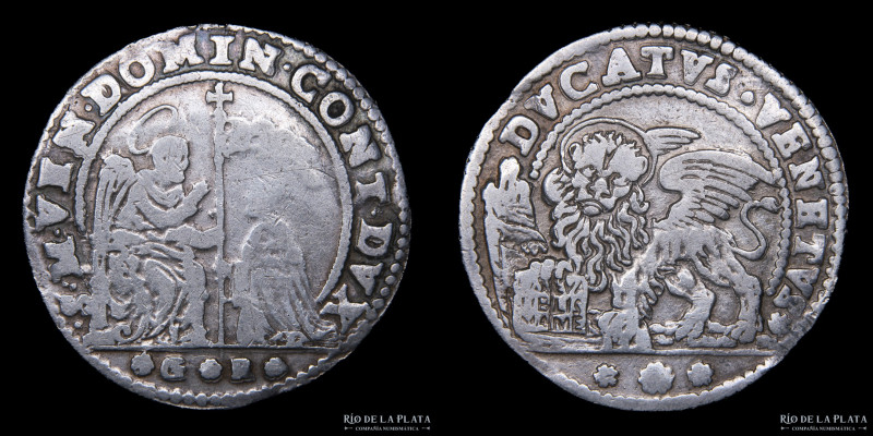 Italian States. Venice. Domenico II Contarini (1659-1674) AR Ducato GR (ND1665-6...