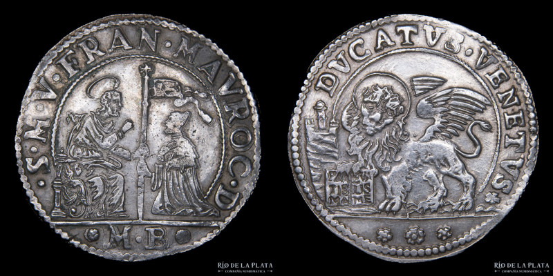 Italian States. Venice. Francesco Morosini (1688-1694) AR Ducato MB (ND1692-93) ...