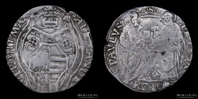 Papal States. Alexander VI. 1 Grosso ND1492-1503. Mun 16
