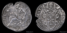 Papal States. Urban VIII. 1 Testone 1632 Rome
