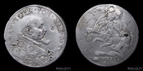 Papal States. Urban VIII. 1 Piastra 1643 M. Mun 41